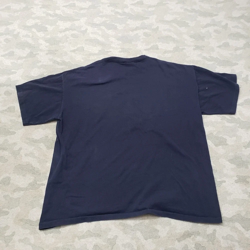Vintage Native Shirt Mens XL Blue Signal Sports Short Sleeve Single Stitch - Picture 7 of 11
